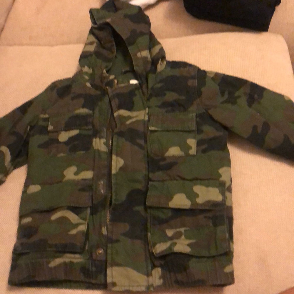 Old navy army fatigue coat